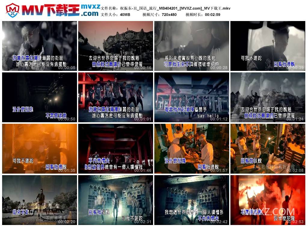 权振东-丑_国语_流行_MB404201